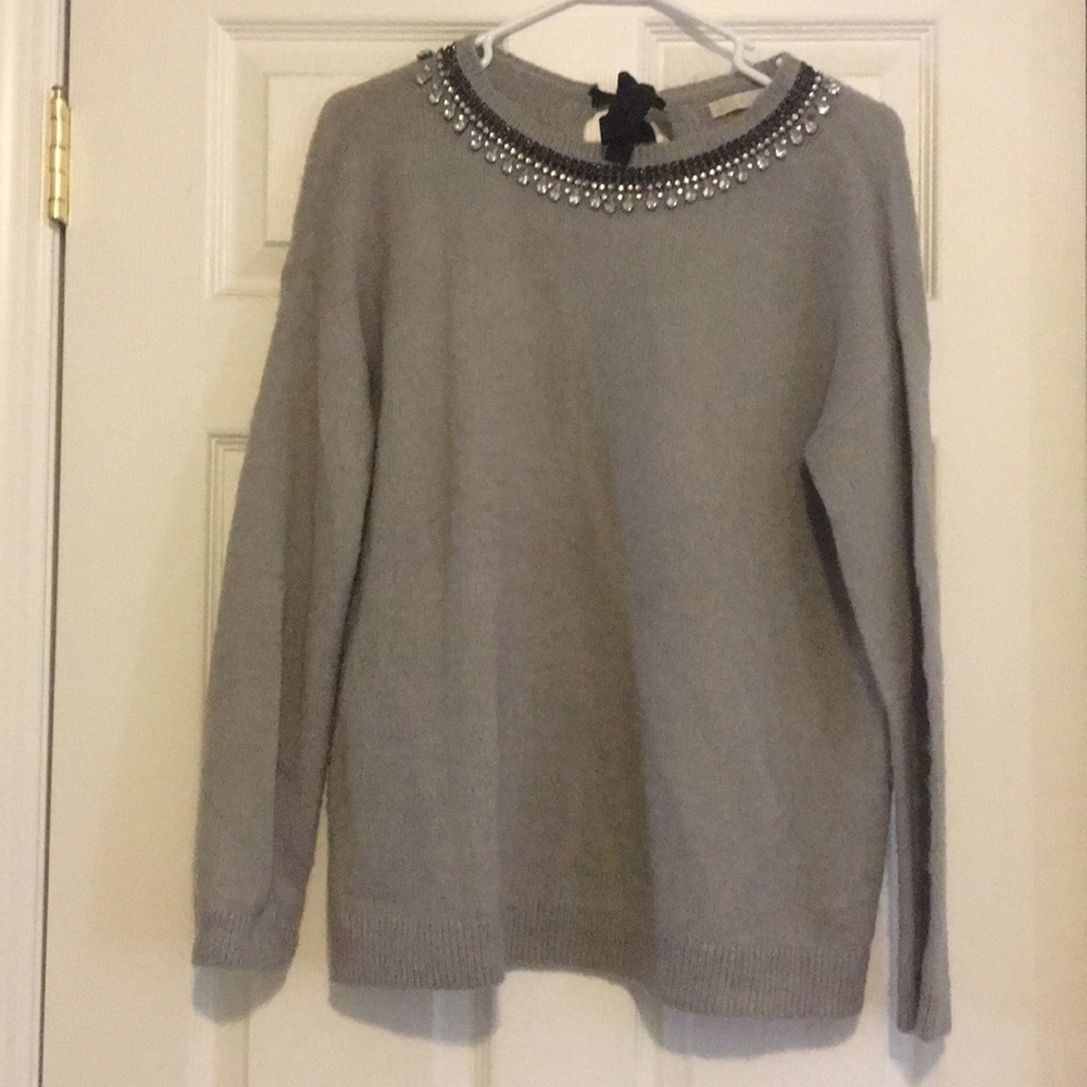 Hinge Jeweled Sweater